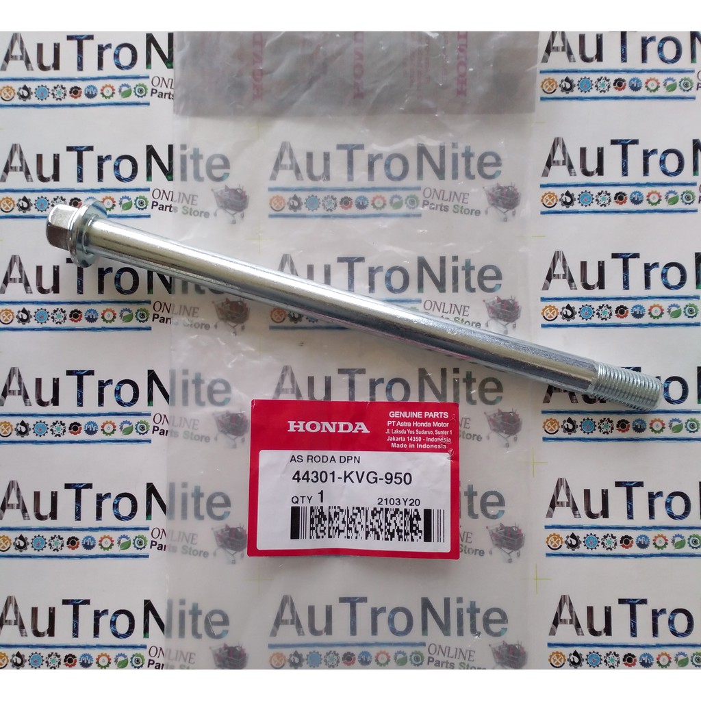 AXLE FRont As Roda Depan 44301-KVG-950 Original Honda Beat Pop Street Scoopy Genio Spacy AirBlade 16