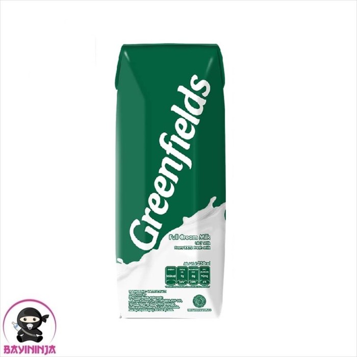 

GREENFIELDS UHT Milk 250 ml - Full Cream T-Ninjabayi 01