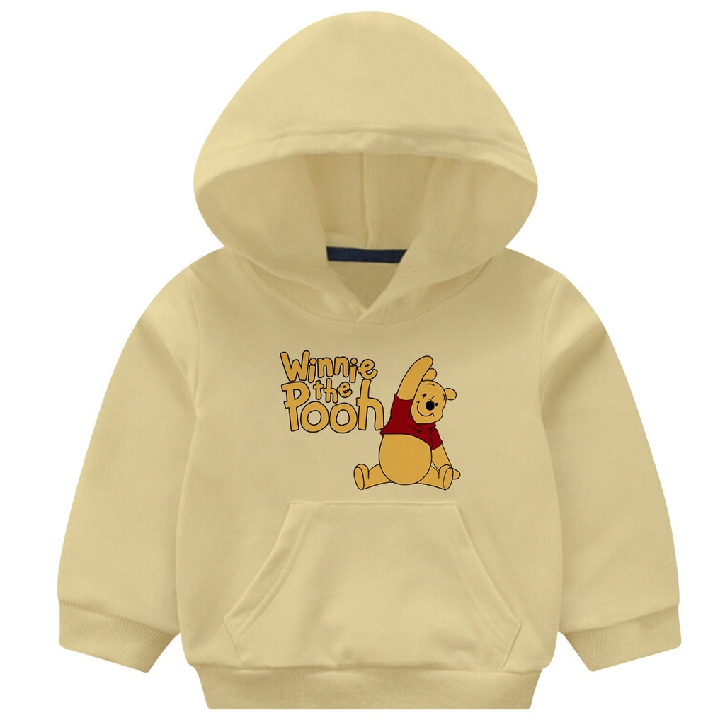 HOODIE ANAK UNISEX WINNIE THE POOH /// HOODIE ANAK UNISEX TEBAL KEKINIAN TERBARU''