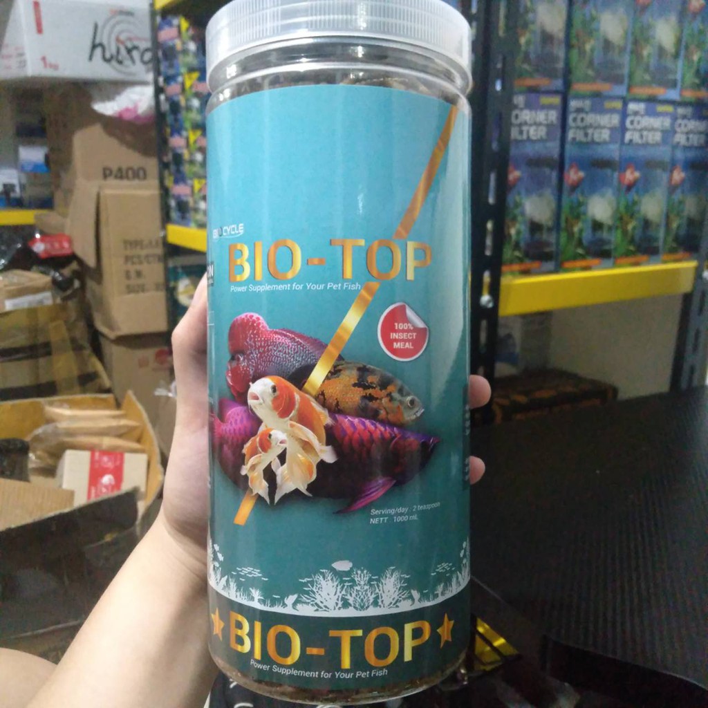 BIOTOP / BIO TOP / MAGGOT PREMIUM  MAKANAN IKAN 150 GR