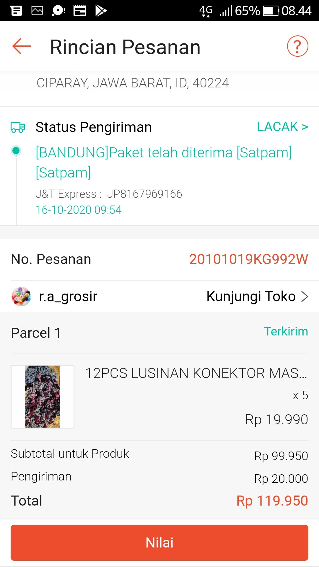 12pcs Lusinan Konektor Masker Hijab Penyambung Masker Kain