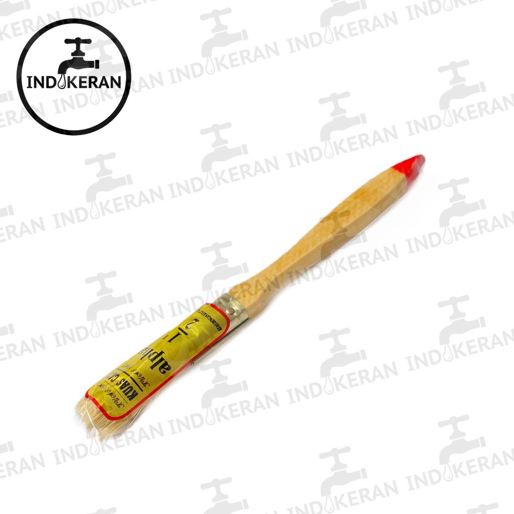 INDOKERAN - Kuas Cat Serbaguna Gagang Kayu - High Quality