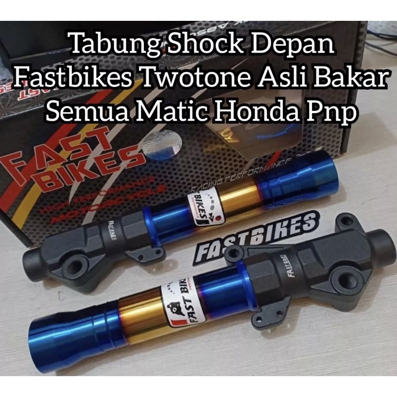 TABUNG SHOCK DEPAN TWOTONE FAST BIKES BOTTOM SHOCKBREAKER MIO SPORTY FINO BEAT VARIO SCOOPY MIO SPORTY MIO J DLL