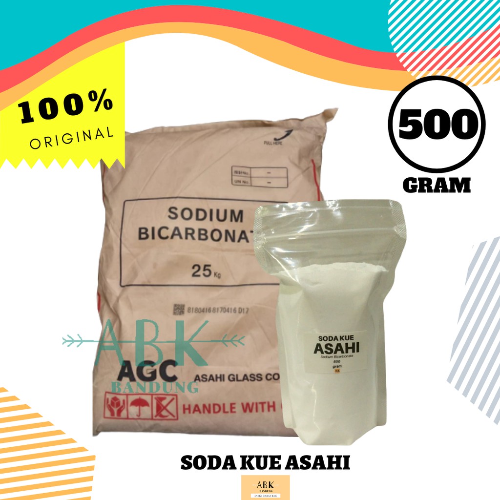 

SODA KUE ASAHI JEPANG 500GR | BAKING SODA ASAHI | SODIUM BICARBONATE