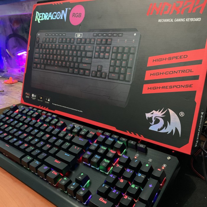 Redragon K555 INDRAH RGB / KEYBOARD MECHANICAL GAMING-