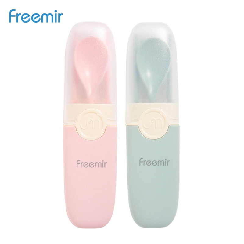 Freemir Alat Makan Set 3 in 1 Portabel Set Isi 3 Pcs Sendok Garpu Sumpit Case Unik-2