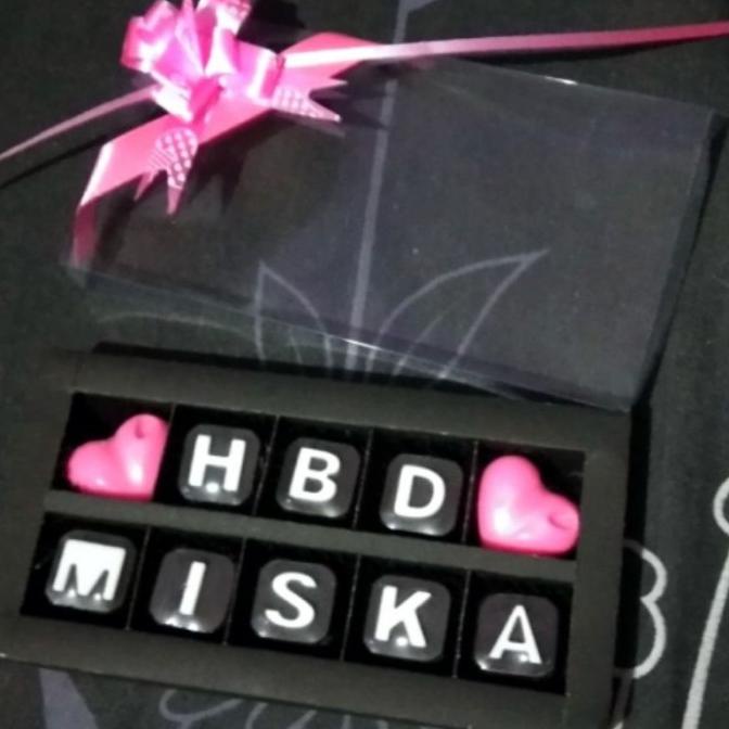 

COKLAT VALENTINE / COKLAT NAMA / KADO ULANG TAHUN COKLAT NAMA DG654EAFVD