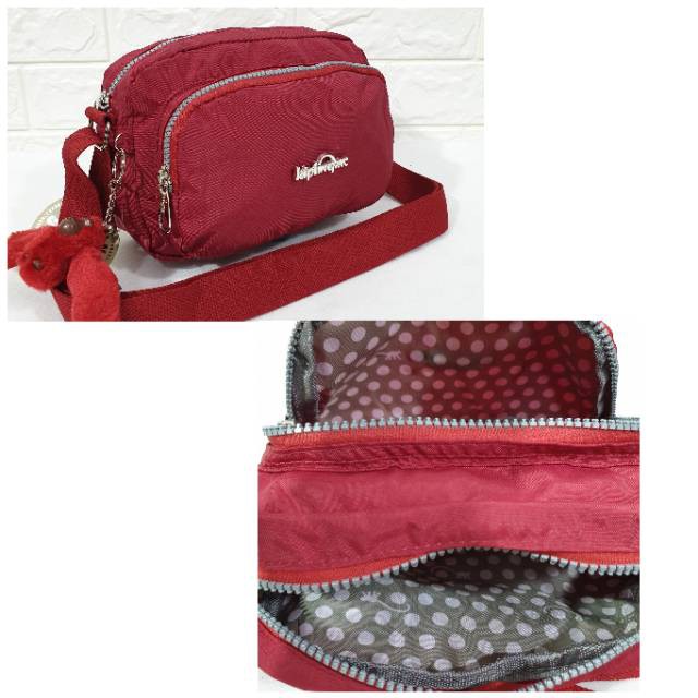 TAS 100% ORIGINAL - TAS SELEMPANG WANITA KIPLING 2Ruang KP212