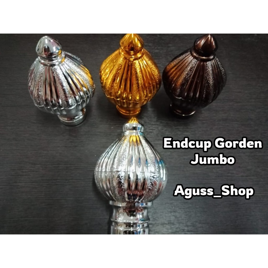 End cup Gorden / Tutup rel Gorden JUMBO (harga per biji / per pcs)