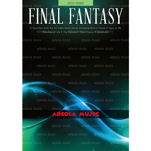 Buku Piano Soundtrack Film / (PF-152) FINAL FANTASY – EASY PIANO