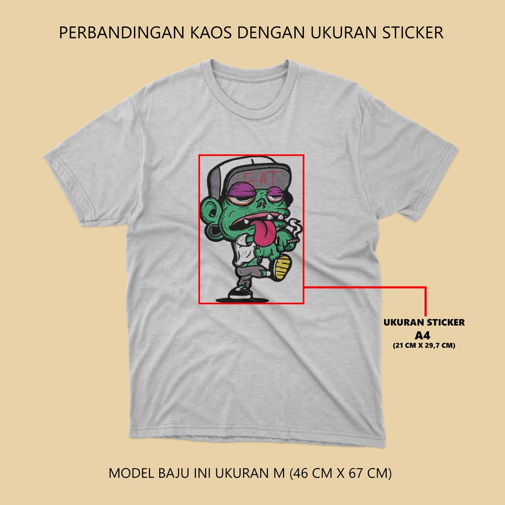 STICKER SABLON CUSTOM STICKER KAOS CUSTOM MURAH 2