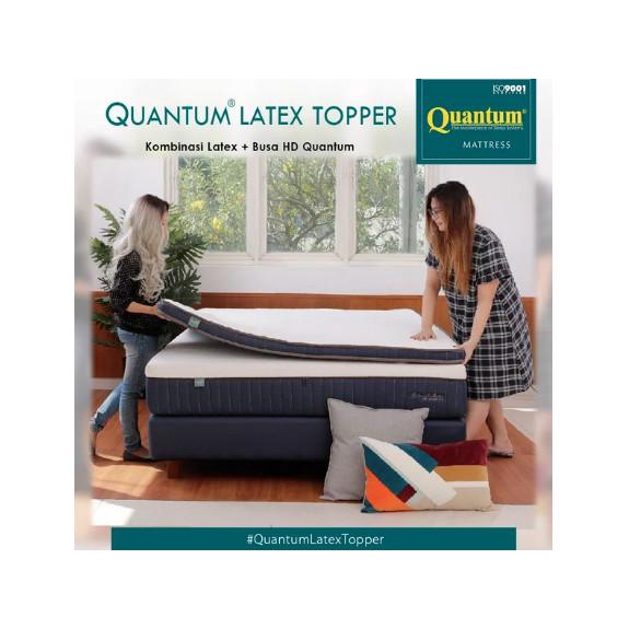 Pelapis Springbed Topper Latex Pelapis Kasur Quantum 160X200