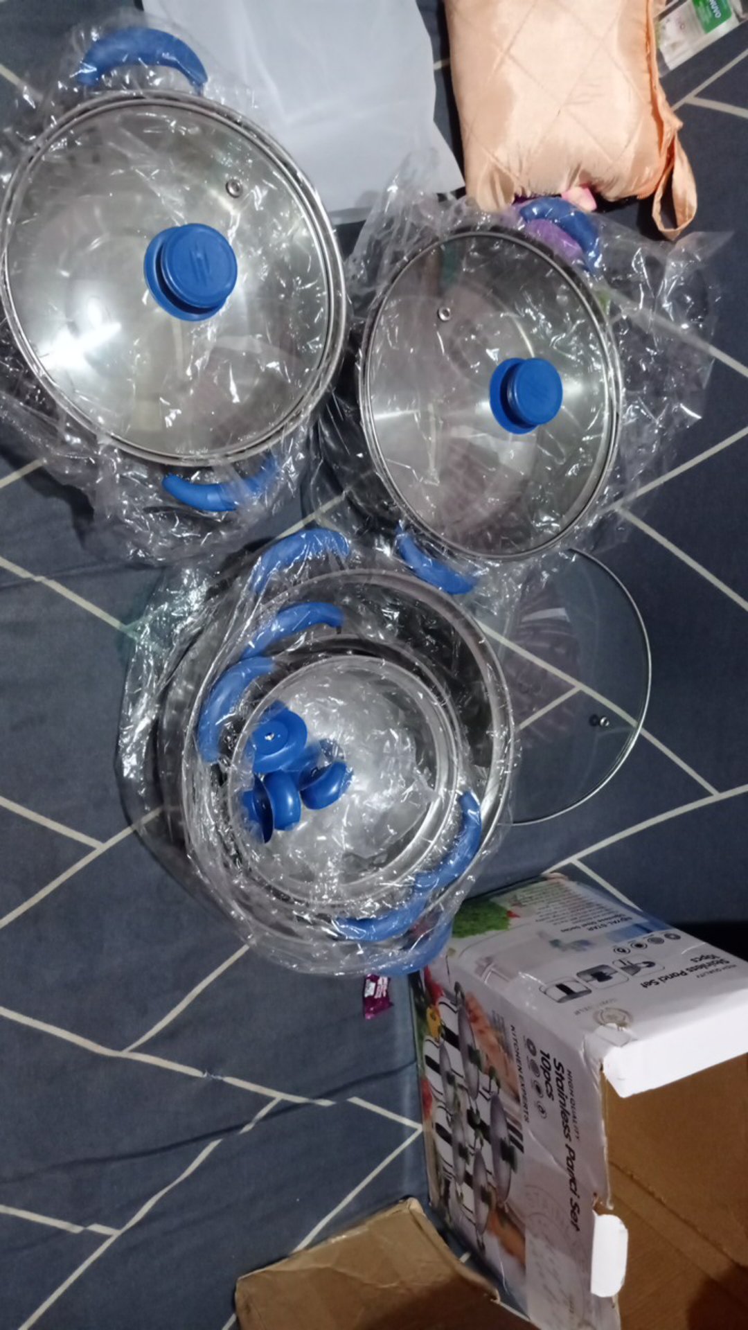 Panci Set M225a 16/24 Tutup Kaca Stainless - Stock Pot Serbaguna