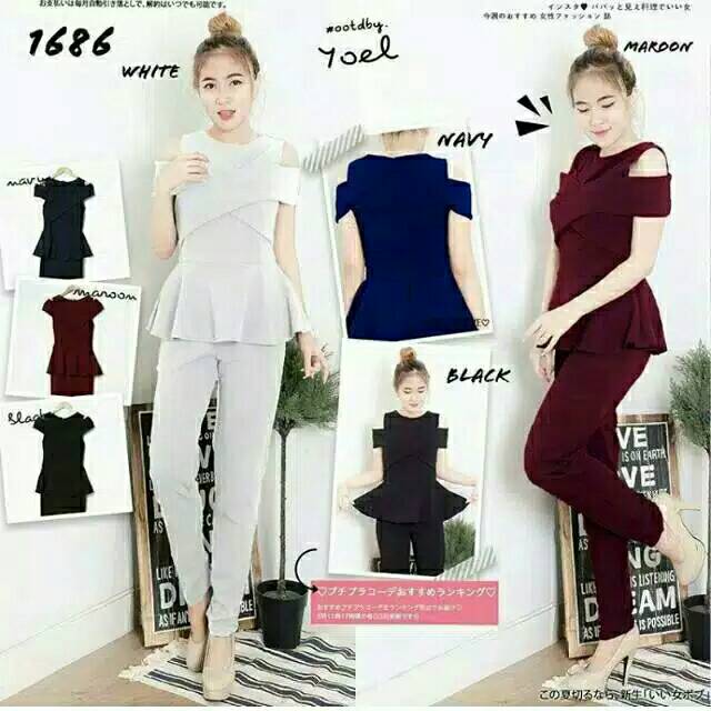 Jumpsuit Bahu Silang Cross Premium - by belbra