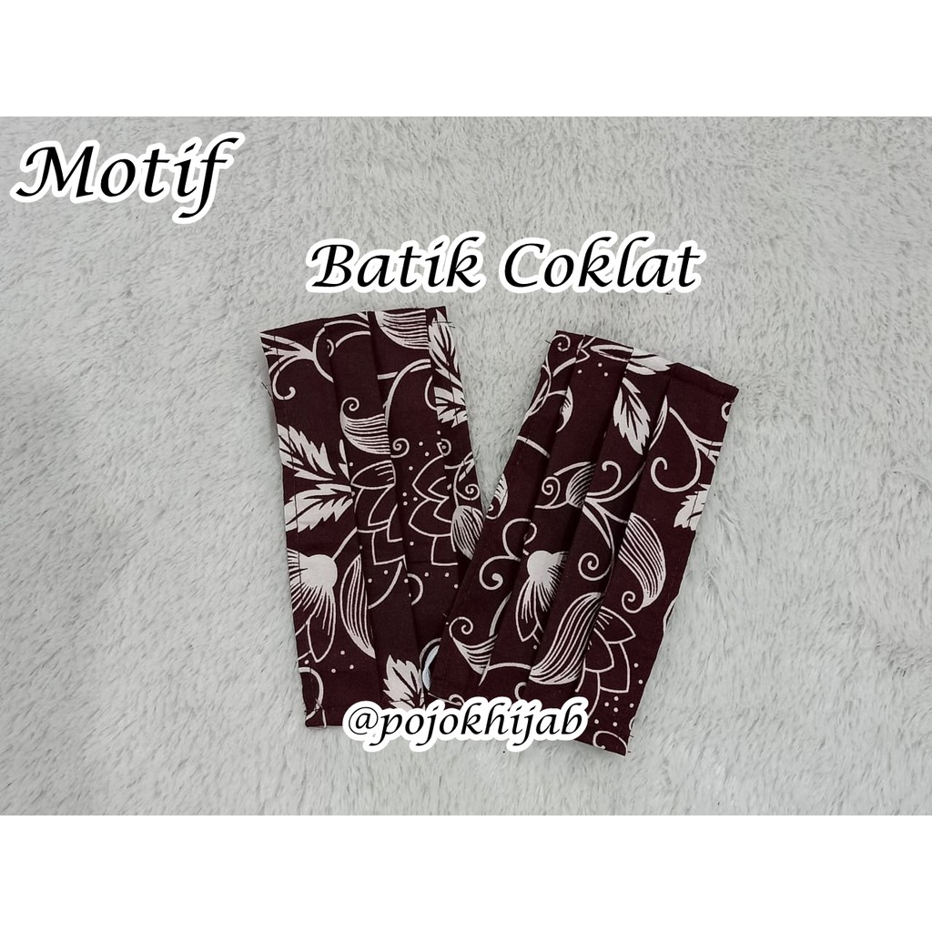 Masker Kain / Masker Kain Polos / Masker Kain Tebal / Masker Tali / Masker Hijab / Masker Bisa Dicuc