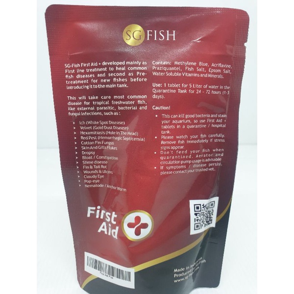 First aid plus tablet mineral karantina ikan tablet +