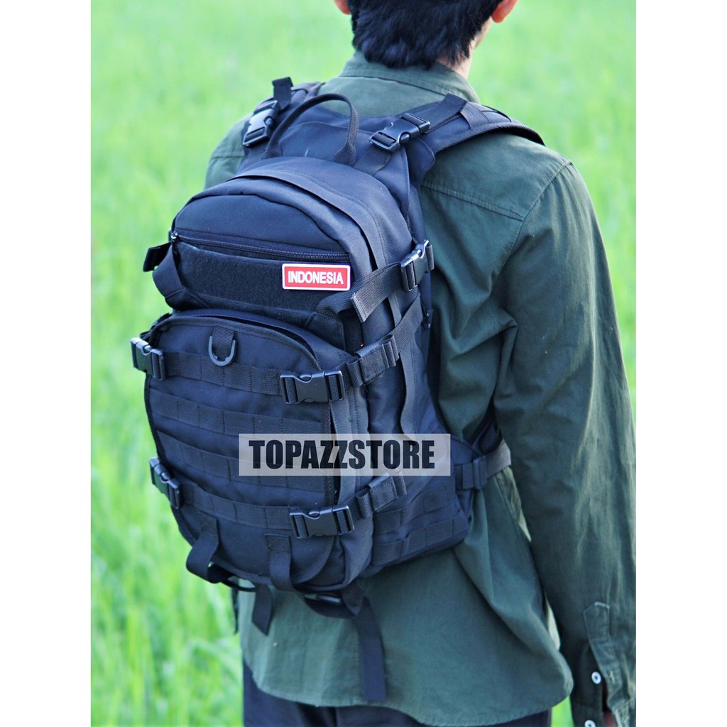 Tas Tactical Army Polisi Militer Ransel Sepeda Gowes Tentara TNI Militer
