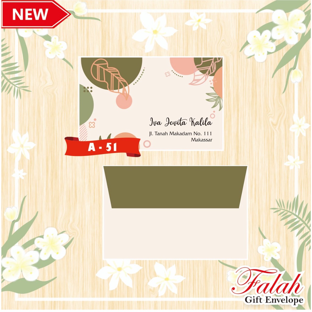 

Amplop Falah Motif A-51 Isi 50 Lembar Tanpa Tulisan