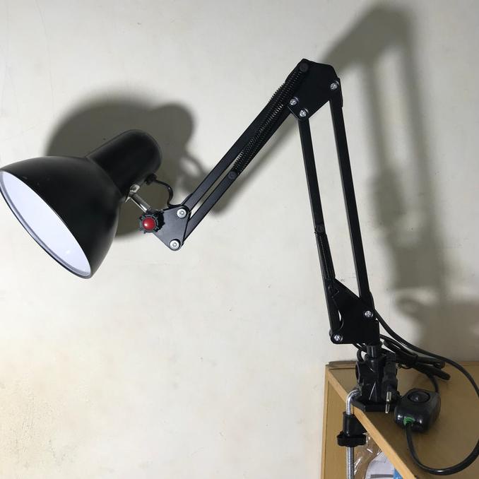 lampu meja belajar baca arsitek jiamei jm 800 e27 bisa led   penjepit terbaru