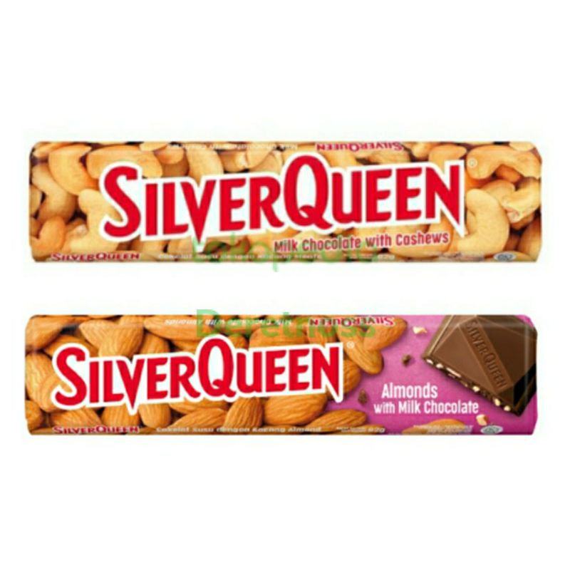 

SilverQueen 58 gram cokelat cashew / almond exp 2025