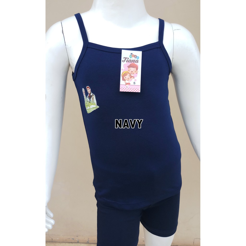 Tanktop/Singlet Tali Kecil TIANA Anak Perempuan 1-12 Tahun