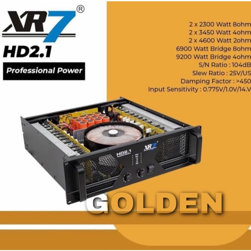 Power XR7 HD 2.1 Original Product Amplifier XR 7 HD2.1