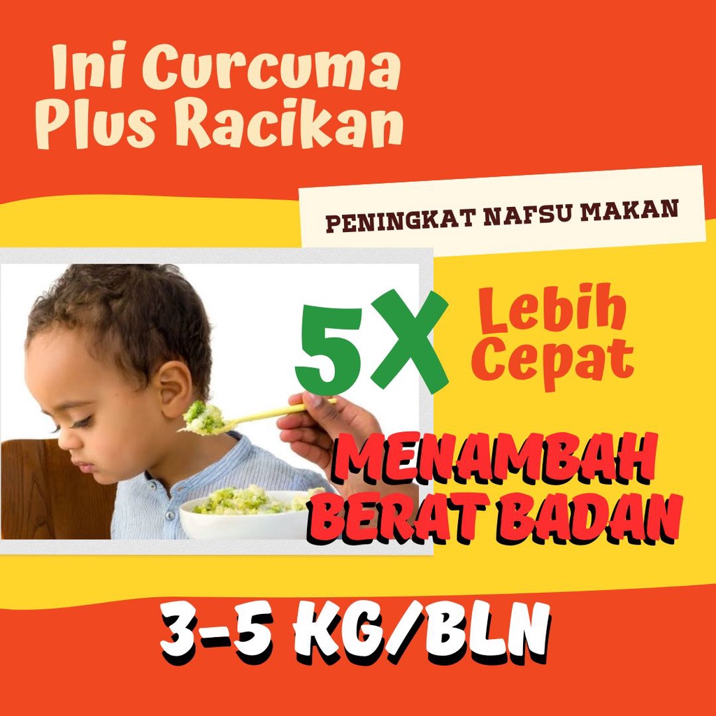 Curvit plus cl emulsion dan Curcuma plus racikan penambah nafsu makan dan vitamin penggemuk badan an