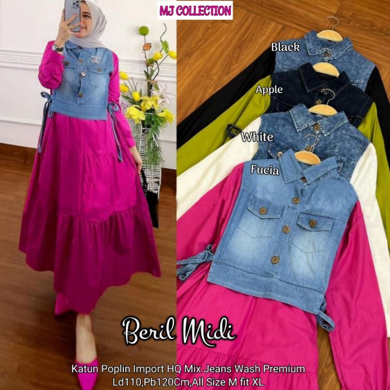 BERIL MIDI MAXY ORIGINAL BY MJ COLLECTION