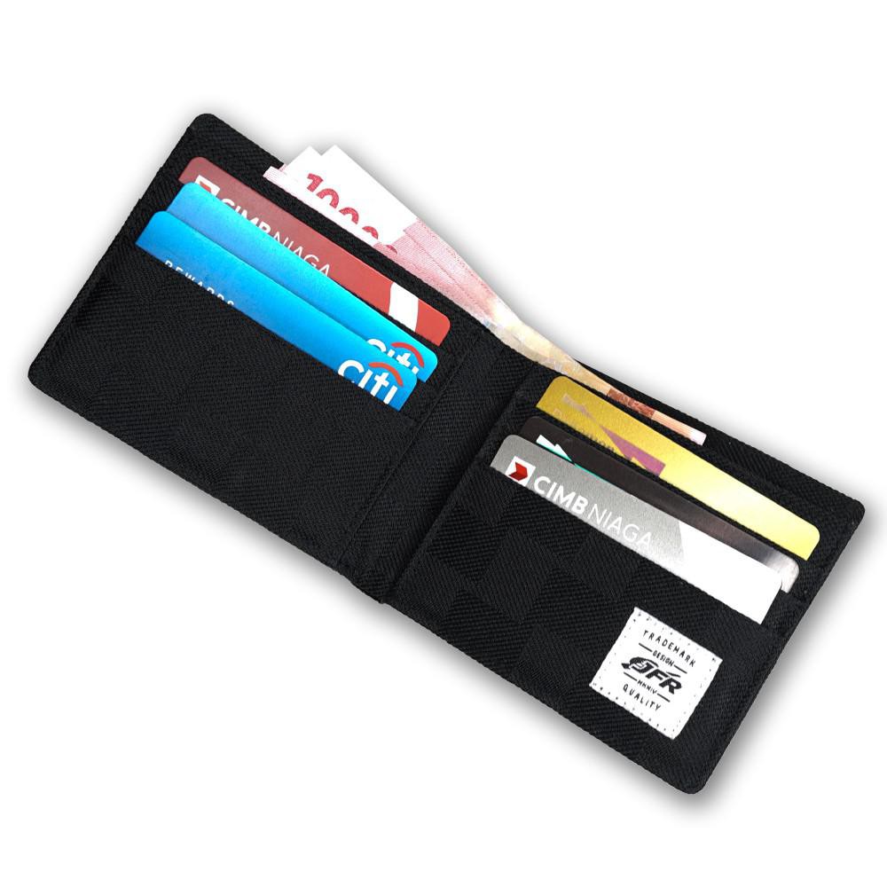 DOMPET PRIA CANVAS COWOK DOMPET COWO LIPAT BAHAN CANVAS Dompet Pria Cowo JP-19-5