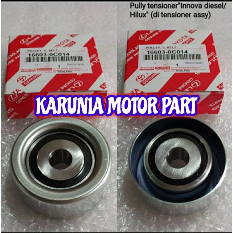 PULLY TENSIONER AC INNOVA DIESEL - HILUX DIESEL ORIGINAL