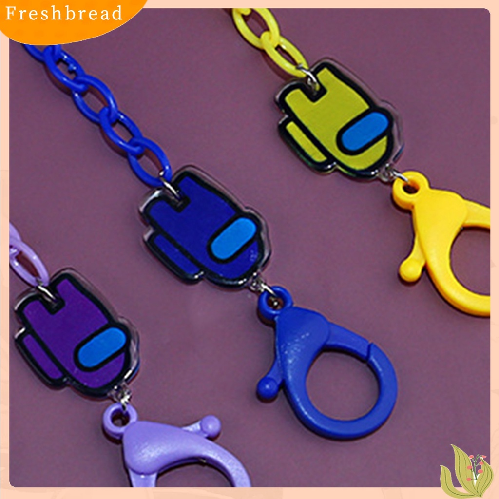 Terlaris Face Cover Chain Multi-use Bright-colored Acrylic Creative Among Us Face Cover Lanyard for Shopping