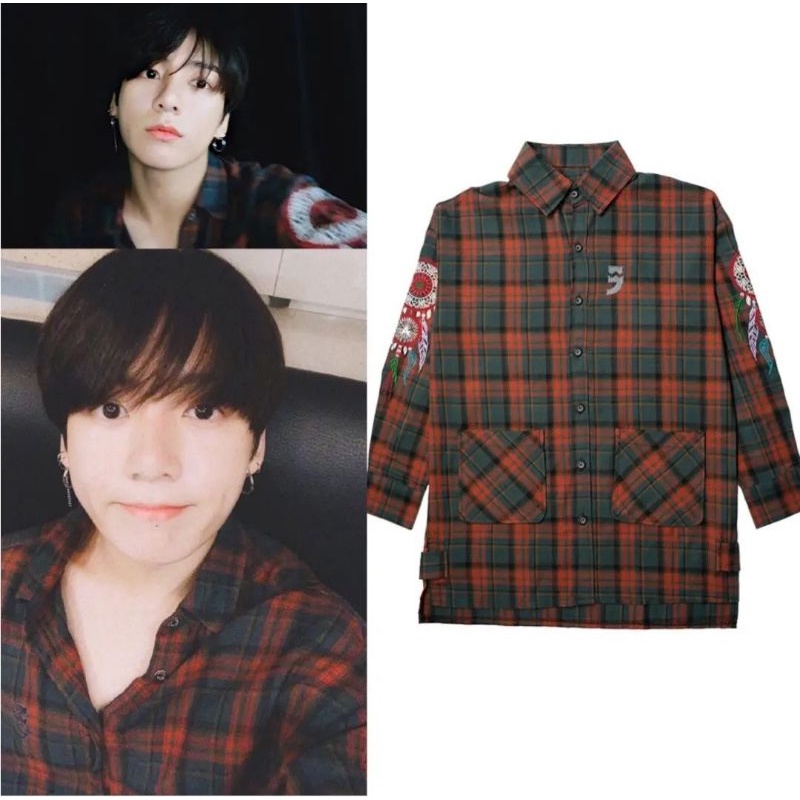 OFFICIAL BTS JUNGKOOK DREAMCATCHER DROP SHOULDER SHIRT