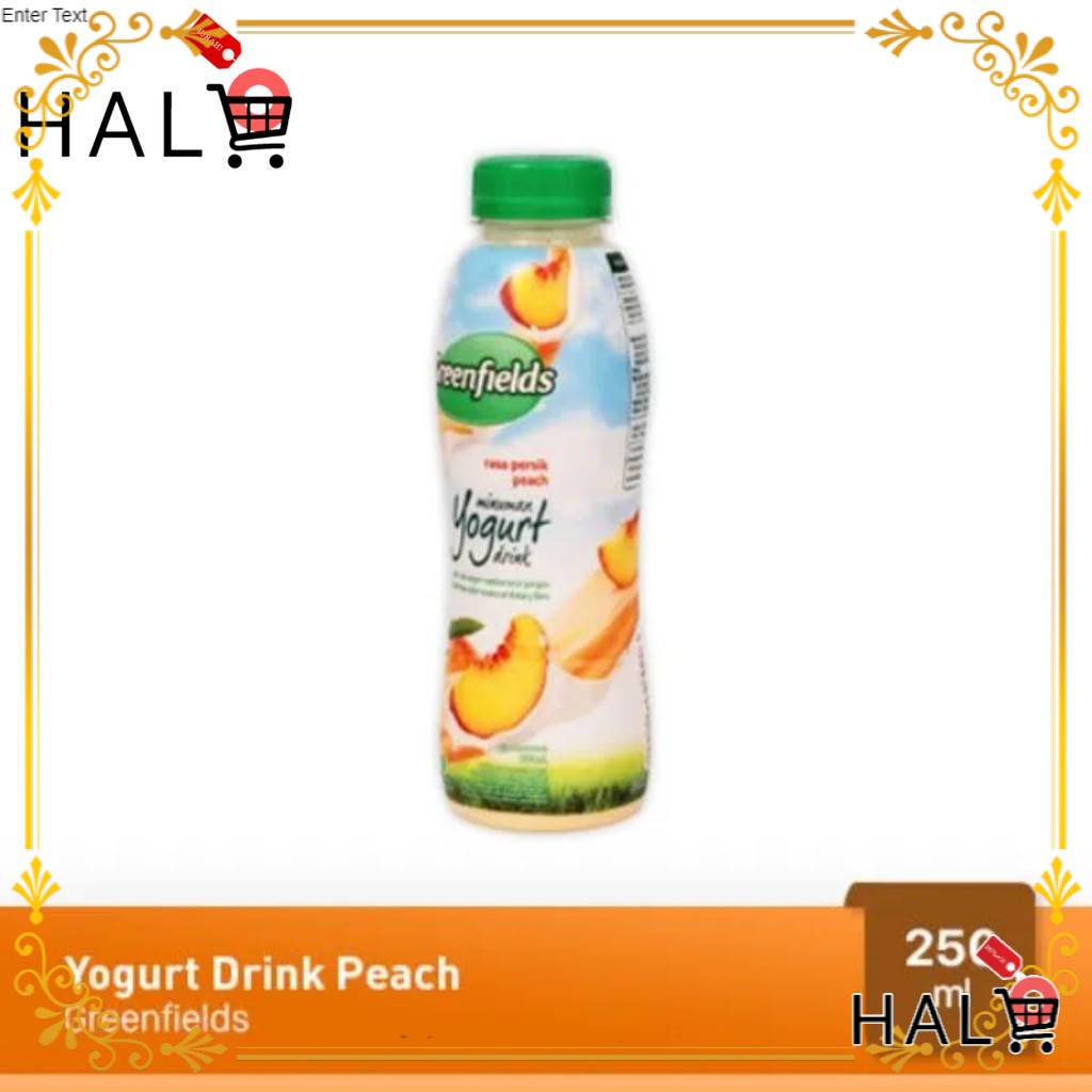 

GREENFIELDS YOGURT DRINK PEACH 250 ML