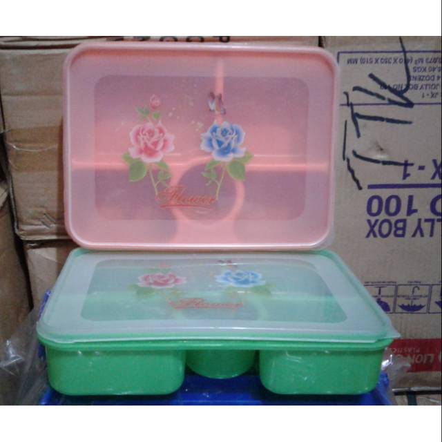 Lunch Catering Box Kotak Makan Plastik