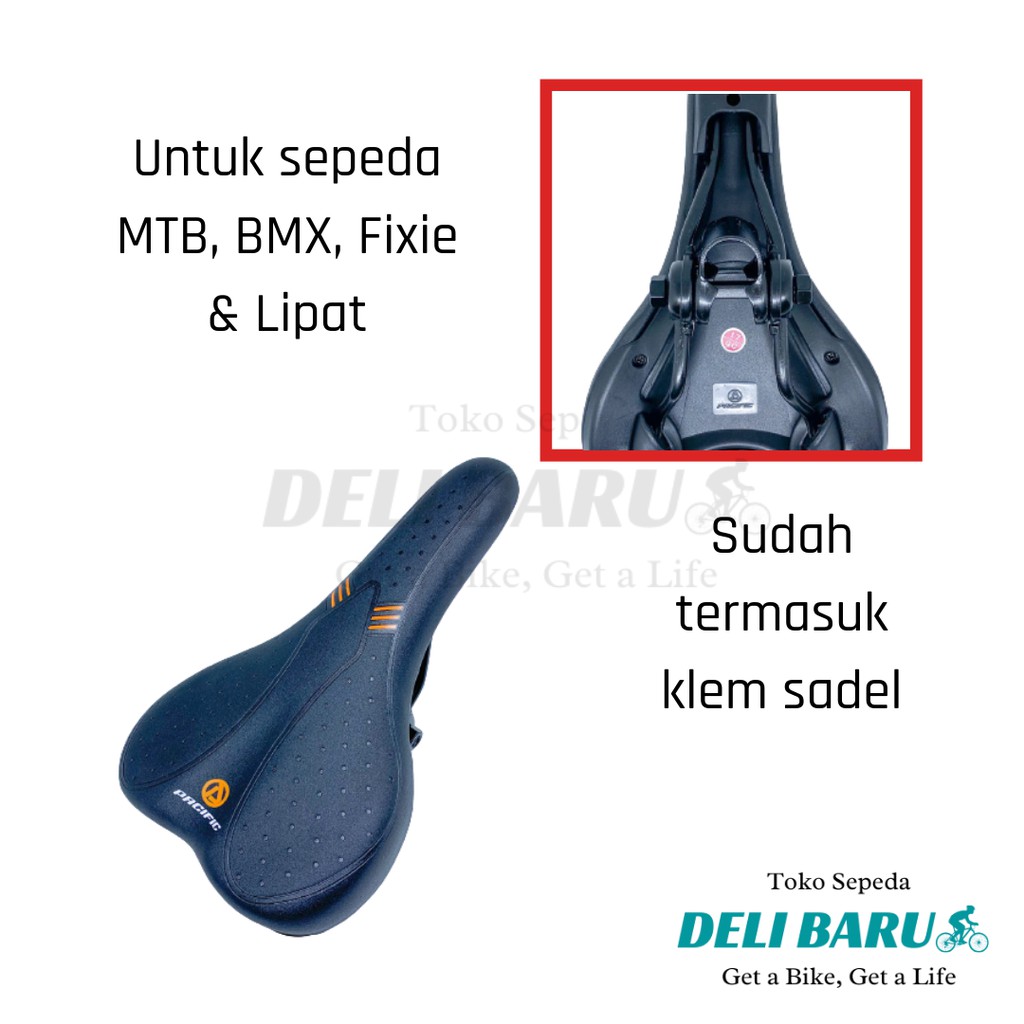 Pacific Sadel bagus tahanan bawah sepeda BMX MTB fixie lipat