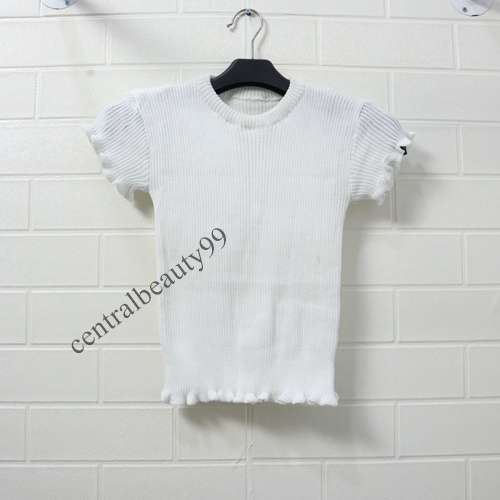 Kaos Atasan Kriwil / Atasan Crop Top / Atasan Crop Top Rajut