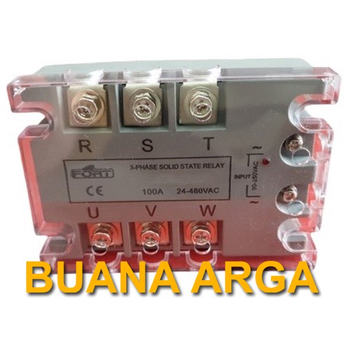 FTSSR-100AA 3PHASE 100A SOLID STATE RELAY AC-AC 3 PHASE FORT 100 AMP