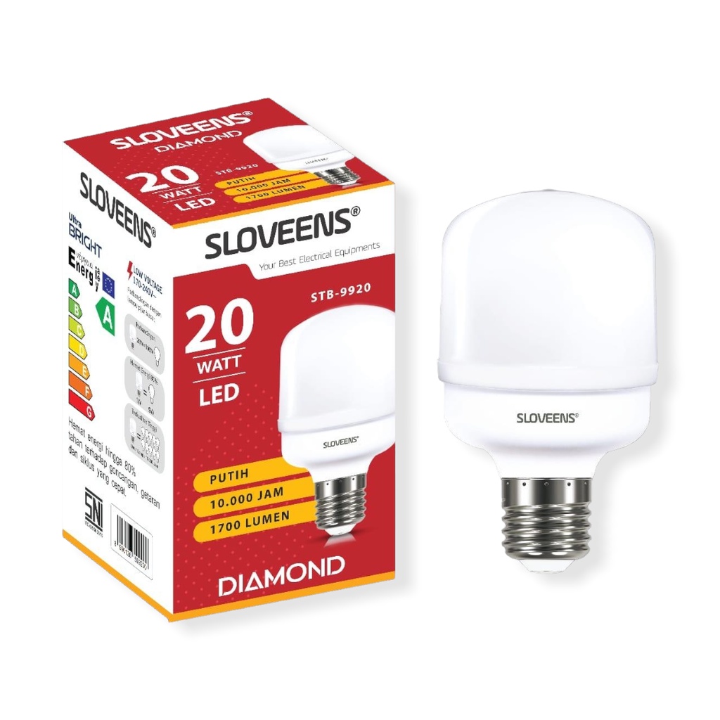 Sloveens Diamond Lampu LED Capsule 20 Watt - Cahaya Putih