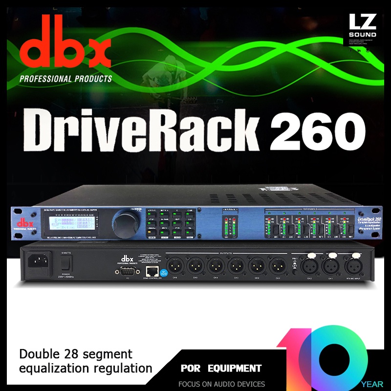 Jual Dbx Driverack 260 Prosesor Audio Digital Multi Fungsi 3 In 6 Out