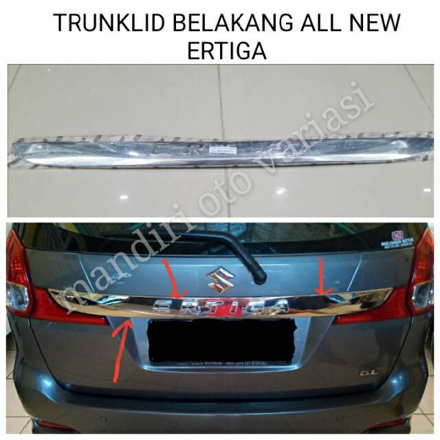 TRUNKLID BELAKANG ALL NEW ERTIGA