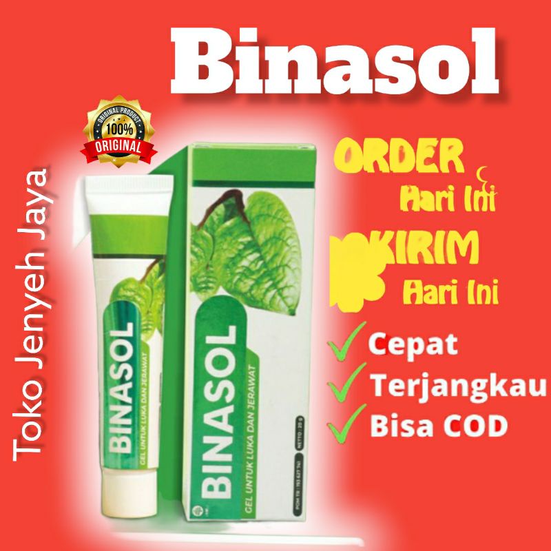 Binasol Gel - Obat Penghilang Jerawat Obat Luka