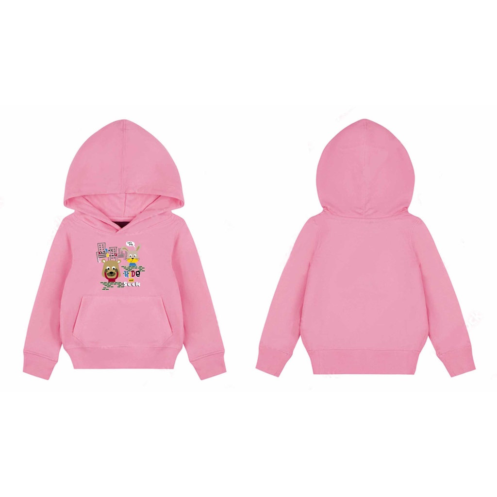 Hoodie Anak Hide And Seek Sweater Pakaian Fleece M - XL