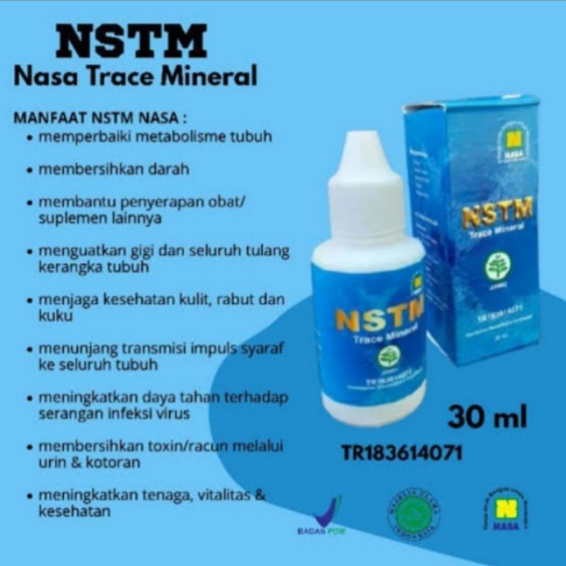 NSTM NASA TRACE MINERAL // NSTM NASA ORIGINAL 100% // NSTM PRODUK NASA