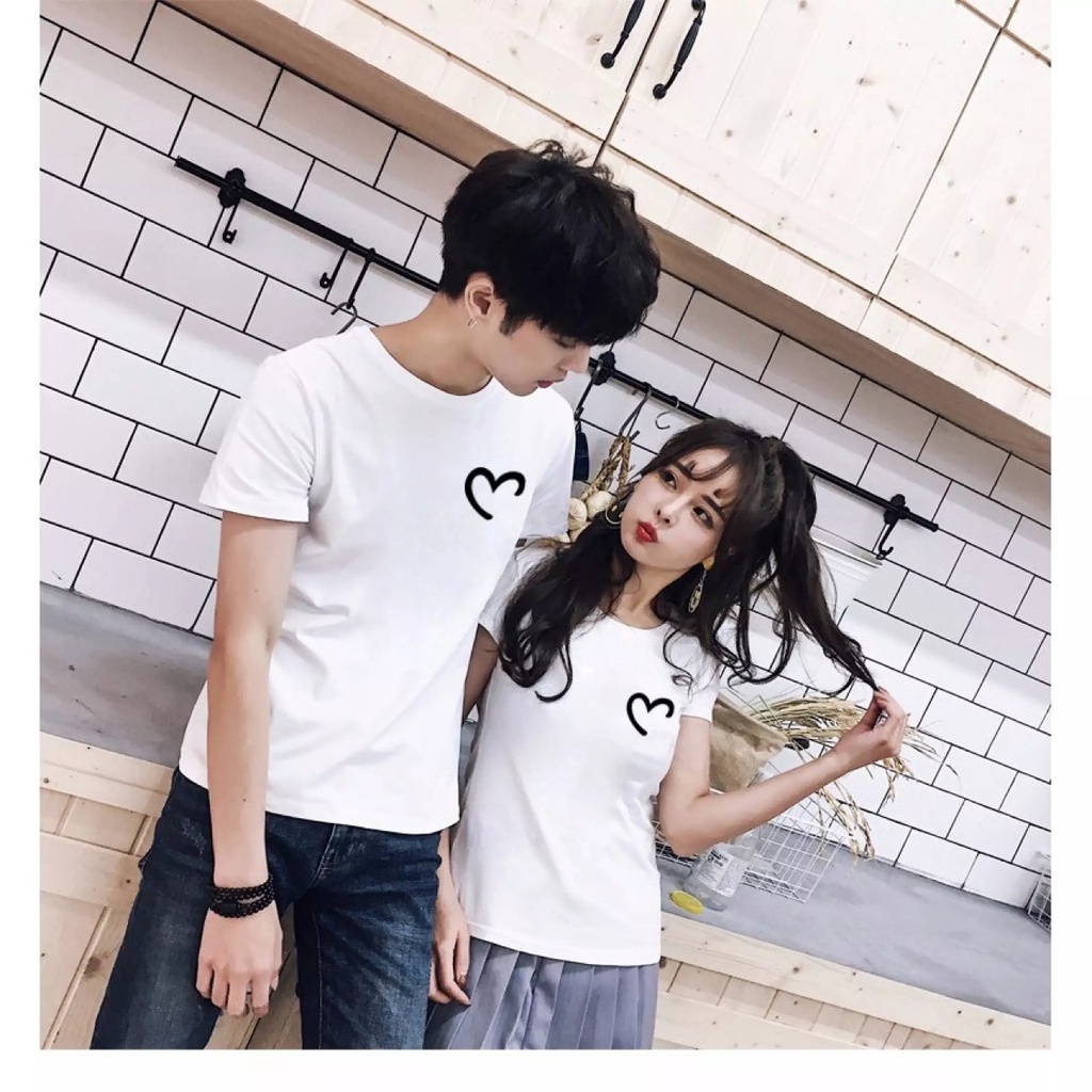 Kaos LOVE Pasangan / Tshirt Couple Hati