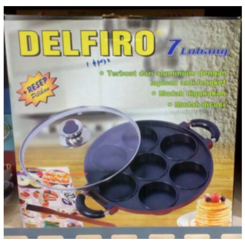 Delfiro Cetakan Kue Lumpur 8Lubang