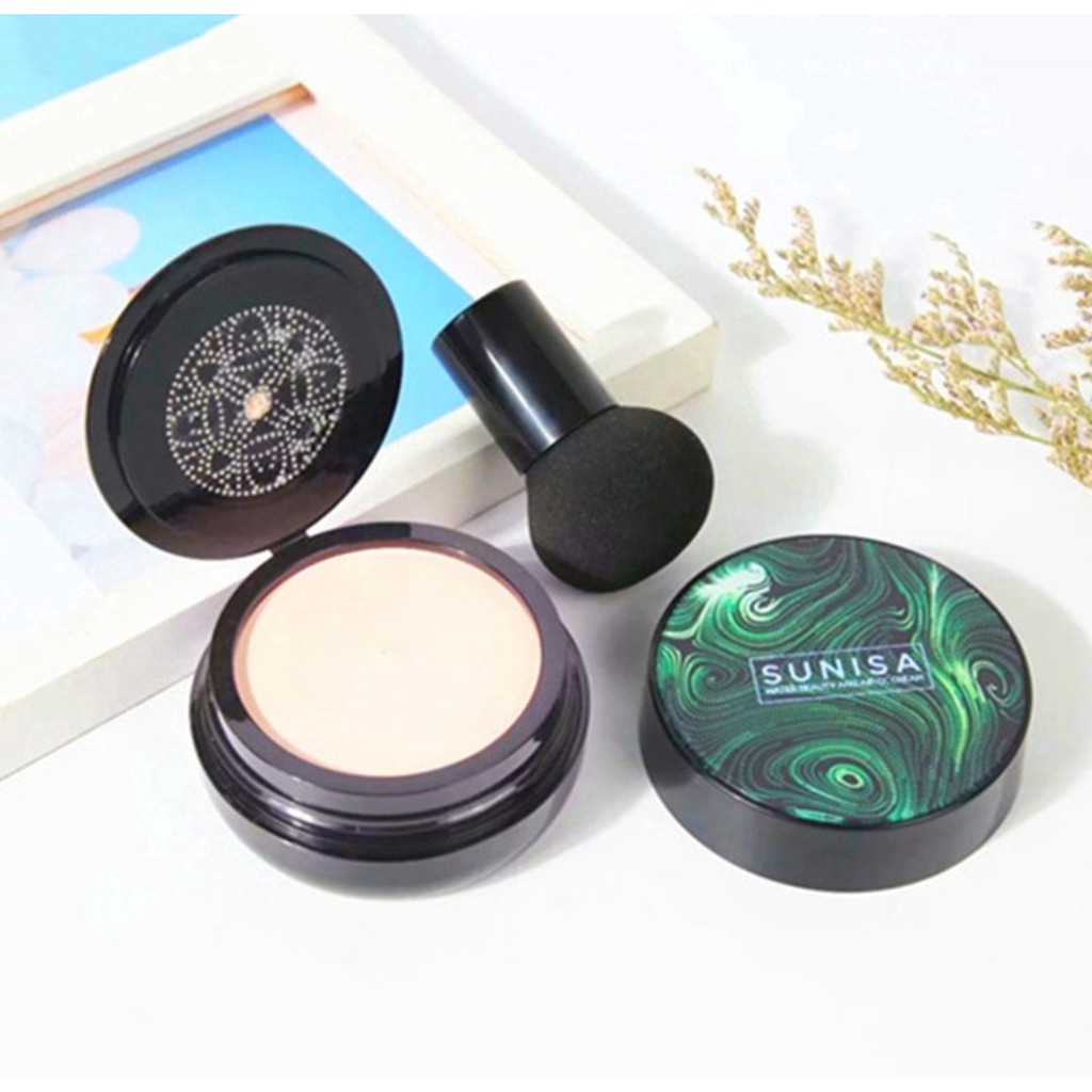 [BPOM RESMI] Sunisa Air Cushion Cc Cream Glowing Waterproof Foundation Original BPOM