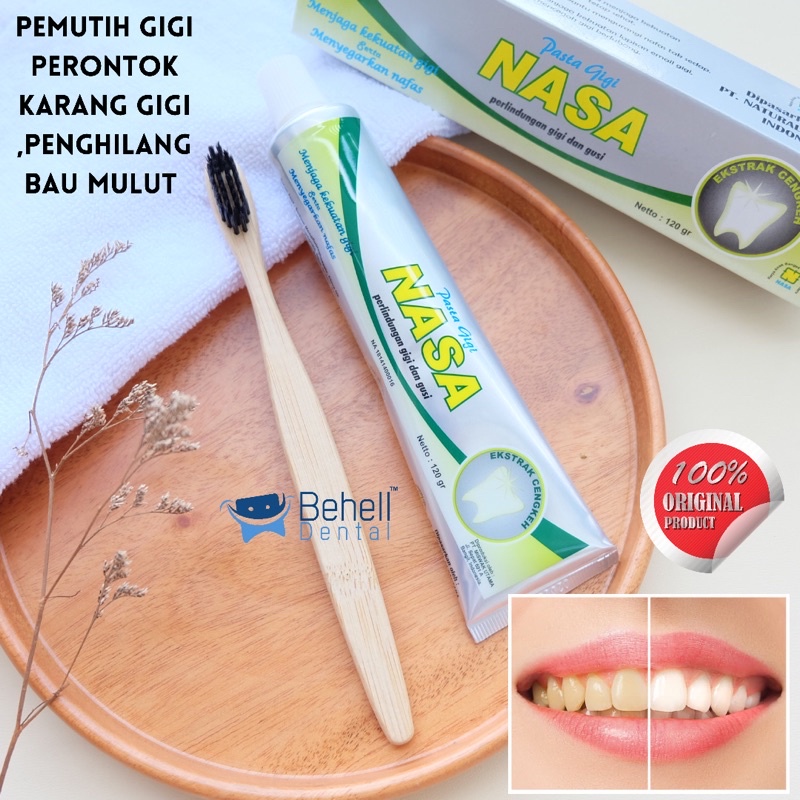PGN Pasta Gigi Nasa . Odol Pemutih Gigi Nasa 100% Original . PENGHILANG KARANG GIGI / BAU MULUT