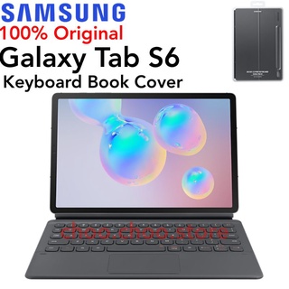 Samsung Galaxy Tab S6 Keyboard Book Cover Original Bookcover Key Board Papan Ketik
