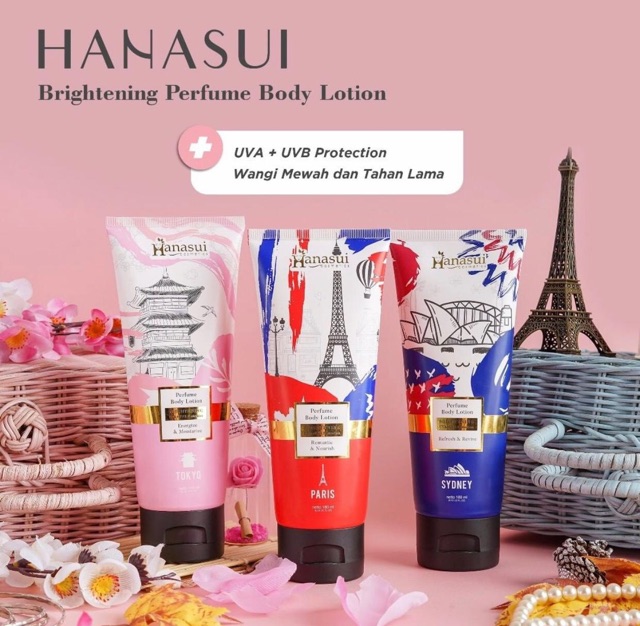 HANASUI Brightening Perfume Body Lotion