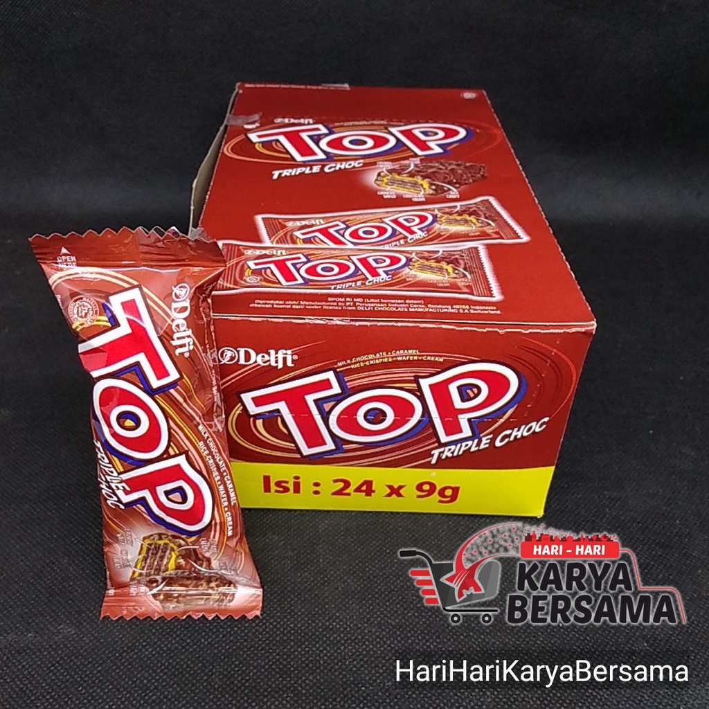 

DELFI TOP TRIPLE CHOC WAFER ISI 24'S X 9GR- PER BOX